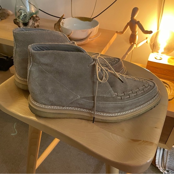 All Saints lace suede Leon boot - Picture 4 of 9